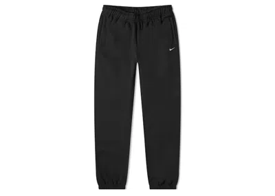 Pre-owned Nike Women's Lab Solo Swoosh Pants In Black