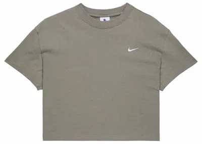 Pre-owned Nike Women's Lab Tee Shirt In Light Army/white