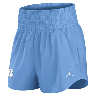 Nike Women's North Carolina Primary Logo One Jordan Brand Dri-fit College Shorts In Blue