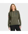 Nike Women's Olive Miami Dolphins 2025 Salute To Service Sideline Standard Issue Dri-fit Hoodie In Green