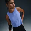 Nike Women's One Classic Dri-fit Cropped Tank Top In Blue