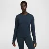 Nike Women's One Classic Dri-fit Long-sleeve Top In Blue