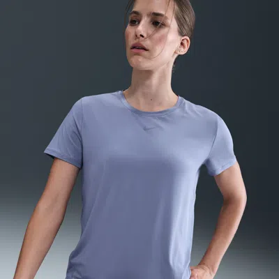 Nike Women's One Classic Dri-fit Short-sleeve Top In Blue