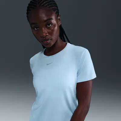 Nike Women's One Classic Dri-fit Short-sleeve Top In Blue