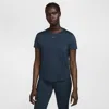 Nike Women's One Classic Dri-fit Short-sleeve Top In Blue
