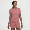Nike Women's One Classic Dri-fit Short-sleeve Top In Pink