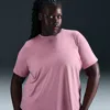 Nike Women's One Classic Dri-fit Short-sleeve Top (plus Size) In Pink