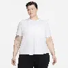 Nike Women's One Classic Dri-fit Short-sleeve Top (plus Size) In White