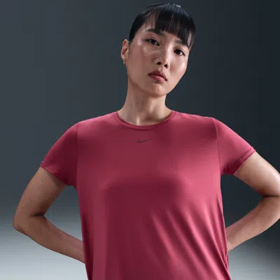 Nike Women's One Classic Dri-fit Short-sleeve Top In Purple