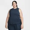 Nike Women's One Classic Dri-fit Tank Top (plus Size) In Blue