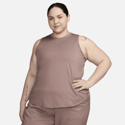 Nike Women's One Classic Dri-fit Tank Top (plus Size) In Purple