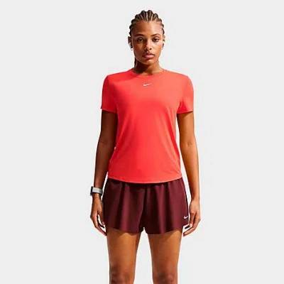 Nike Women's One Classic Dri-fit Short-sleeve T-shirt In Red