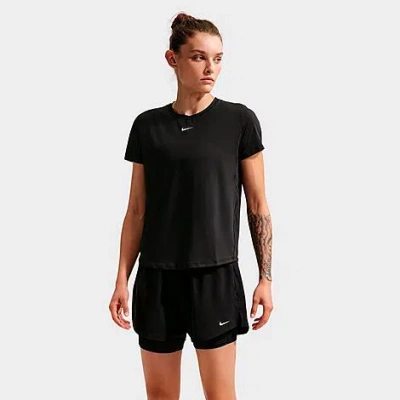 Nike Women's One Classic Dri-fit Short-sleeve T-shirt In Black