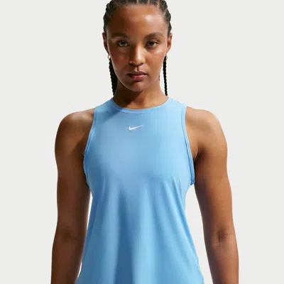 Nike Women's One Classic Dri-fit Tank Top In Blue