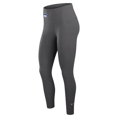 Nike Women's One (connecticut) Dri-fit High-rise Leggings In Gray