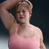 Nike Women's One Convertible Light-support Lightly Lined Sports Bra (plus Size) In Pink