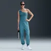 Nike Women's One Dri-fit High-waisted 7/8 Jogger Pants In Blue