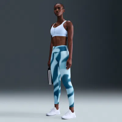 Nike Women's One Dri-fit High-waisted 7/8 Leggings In Blue
