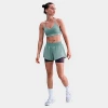 Nike Women's One Dri-fit Mid-rise 3" Brief-lined Shorts In Blue