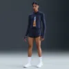 Nike Women's One Dri-fit Mid-rise 3" Brief-lined Shorts In Blue