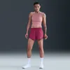 Nike Women's One Dri-fit Mid-rise 3" Brief-lined Shorts In Pink