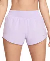 Nike Women's One Dri-fit Ultra High-waisted 3" Brief-lined Shorts In Llcblm,refs