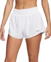 Nike Dri-fit Ultra High Waist 3-inch Brief-lined Shorts In White,refs