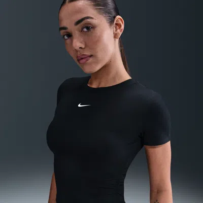Nike Women's One Dri-fit Short-sleeve Top In Black