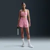 Nike Women's One Dri-fit Ultra High-waisted 3" Brief-lined Shorts In Pink