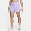 Nike Women's One Dri-fit Ultra High-waisted 3" Brief-lined Shorts In Purple