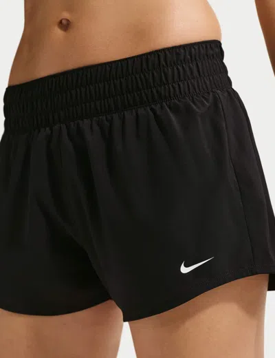 Nike Women's One Dri-fit 3" Brief-lined Shorts In Black