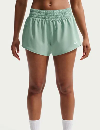Nike Women's One Dri-fit 3" Brief-lined Shorts In Green