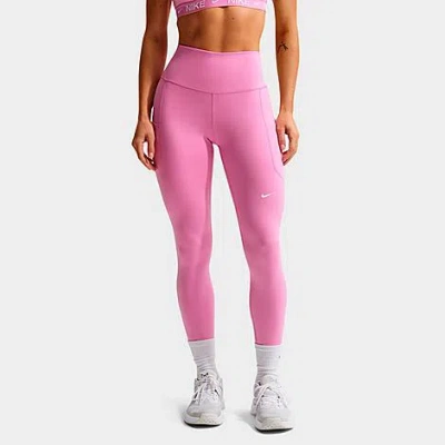 Nike One Training Dri-fit Leggings In Pink