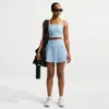 Nike Dri-fit Gingham Performance Skort In Blue
