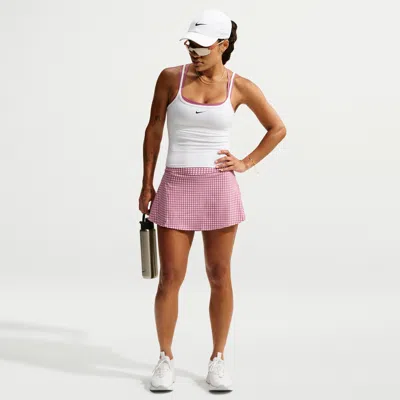 Nike Women's One Dri-fit High-waisted 2-in-1 Skort In Red