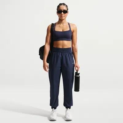 Nike Women's One Dri-fit High-waisted 7/8 Jogger Pants In Blue