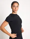 Nike Women's One Fitted Dri-fit Cropped Short-sleeve Top