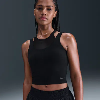 Nike Women's One Fitted Dri-fit Cropped Tank Top