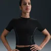 Nike Women's One Fitted Dri-fit Short-sleeve Top In Black