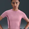 Nike Women's One Fitted Dri-fit Short-sleeve Top In Pink