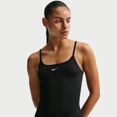 Nike Women's One Fitted Dri-fit Cami Tank Top In Black