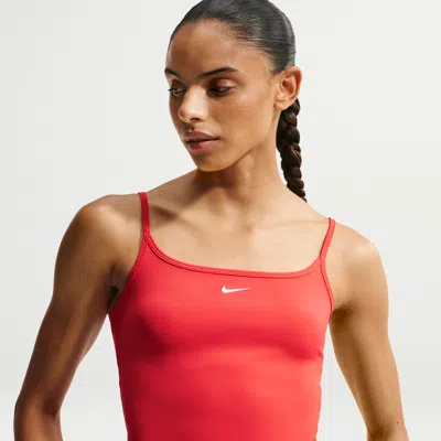 Nike Women's One Fitted Dri-fit Cami Tank Top In Red