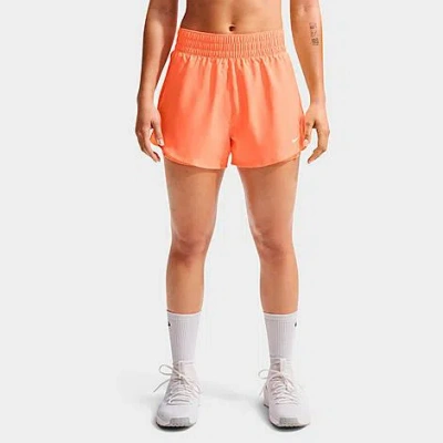 Nike Tempo Dri-fit Mid-rise Brief-lined Running Shorts In Orange