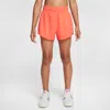 Nike Kids' Women's One Girls' Dri-fit 3" 2-in-1 Shorts In Orange