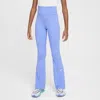 Nike Women's One Girls' Dri-fit Flared Leggings In Blue