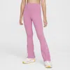 Nike Kids' Women's One Girls' Dri-fit Flared Leggings In Pink