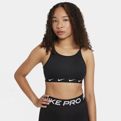 Nike Kids' Women's One Girls' Sports Bra In Black