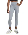 Nike Women's One High-waisted 7/8 Leggings With Pockets In Smoke Grey,htr,black