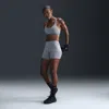 Nike Women's One High-waisted 5" Biker Shorts In Grey