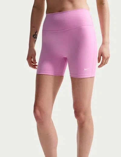 Nike Women's One High Waisted 5" Biker Shorts In Multi